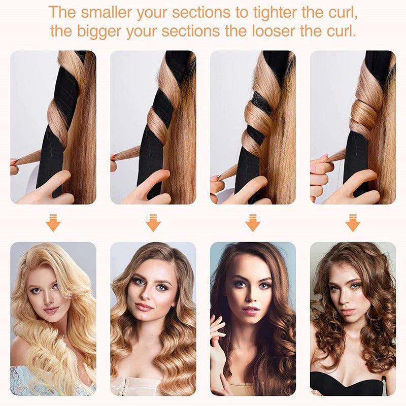 Heat-free lazy artifact curling iron sponge foam sleeping curling iron big wave curling four-piece set
Heat free curl wrap hair wrap